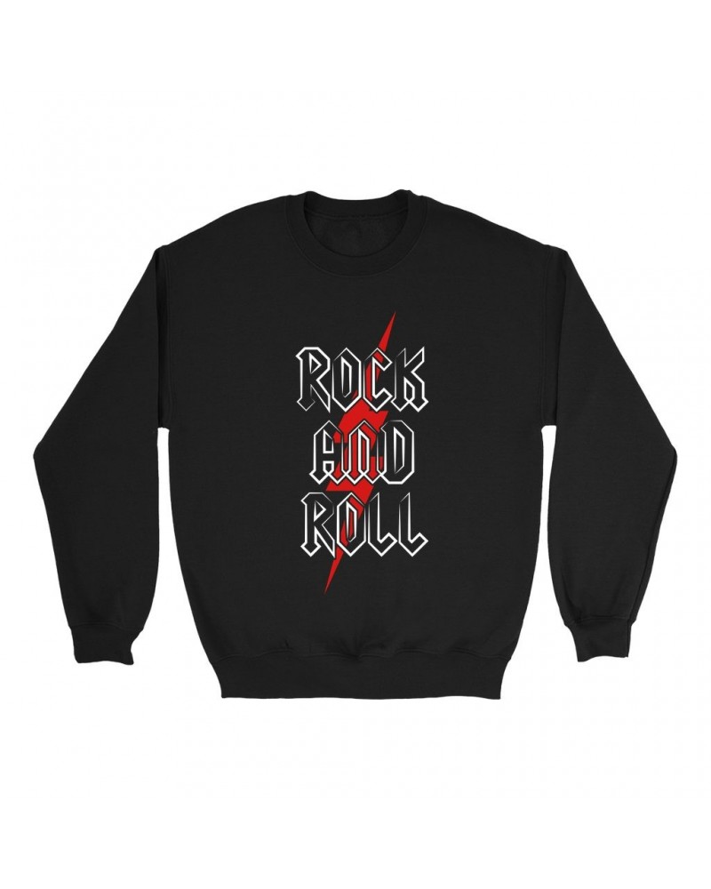 Music Life Sweatshirt | Rock n' Roll Bolt Sweatshirt $9.40 Sweatshirts