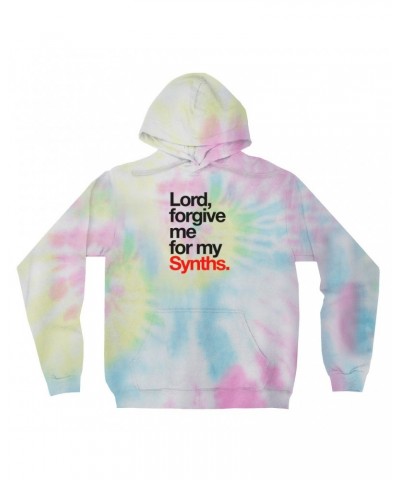 Music Life Tie Dye Hoodie | Forgive Me For My Synths Hoodie $14.69 Sweatshirts