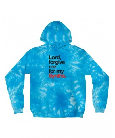 Music Life Tie Dye Hoodie | Forgive Me For My Synths Hoodie $14.69 Sweatshirts