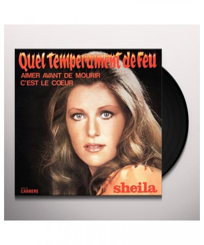 Sheila QUEL TEMPERAMENT DE FEU Vinyl Record $6.97 Vinyl