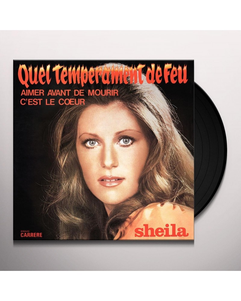 Sheila QUEL TEMPERAMENT DE FEU Vinyl Record $6.97 Vinyl