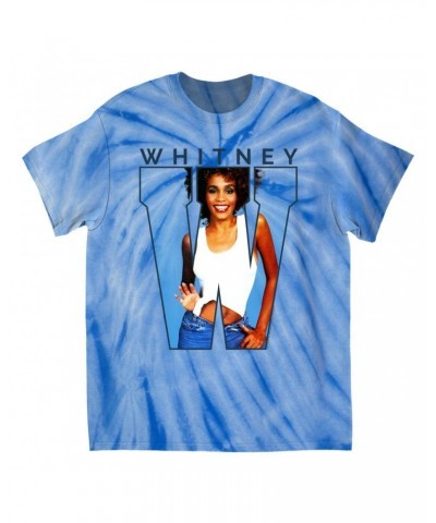 Whitney Houston T-Shirt | 1987 "W" Is For Whitney Tie Dye Shirt $13.79 Shirts