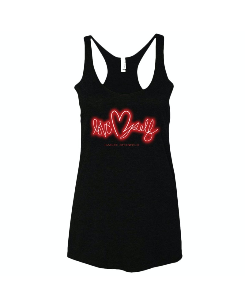 Hailee Steinfeld Love Myself Racerback Tank $10.49 Shirts