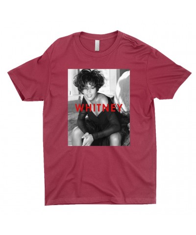 Whitney Houston T-Shirt | Bold Black And White Cover Shirt $9.11 Shirts