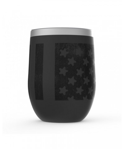 Music Life Wine Tumbler | Flag Guitar Stemless Wine Tumbler $8.38 Drinkware