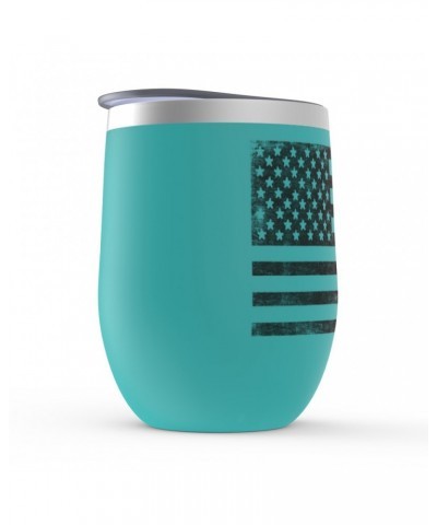 Music Life Wine Tumbler | Flag Guitar Stemless Wine Tumbler $8.38 Drinkware