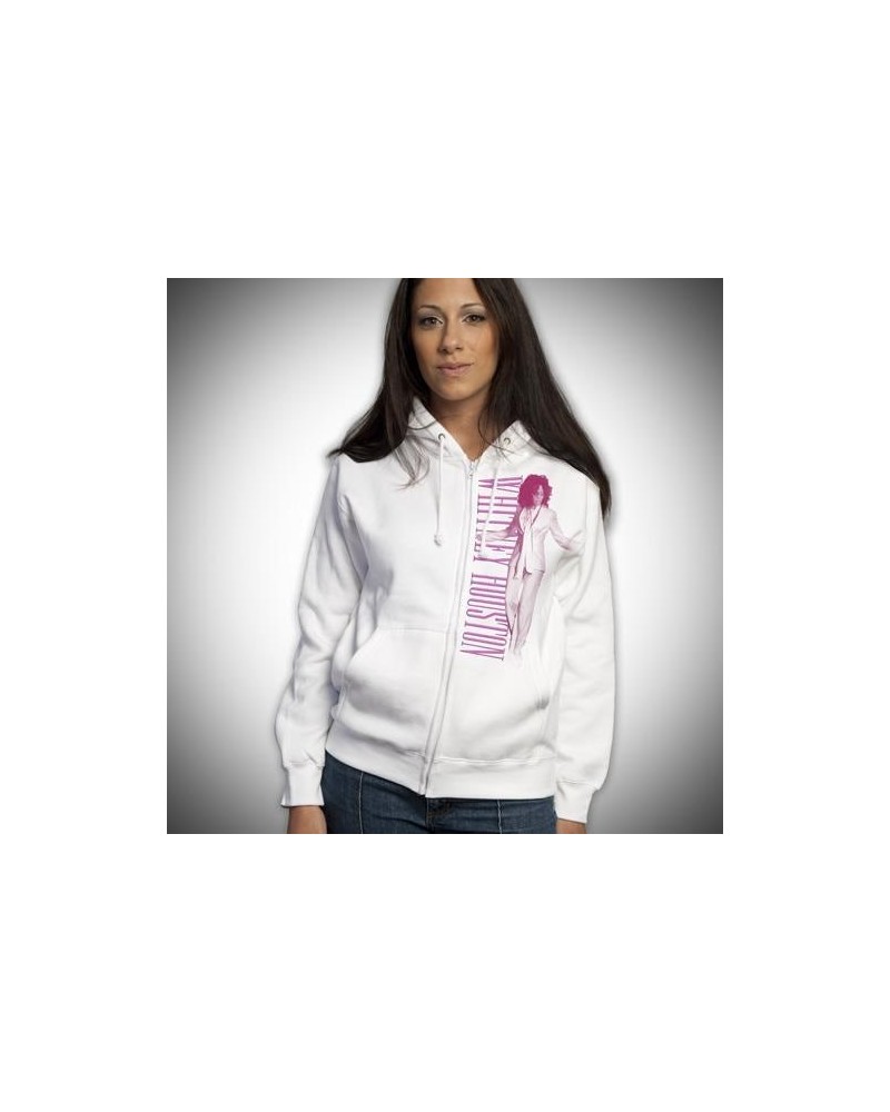 Whitney Houston Silhouette Zip Hoodie $9.68 Sweatshirts