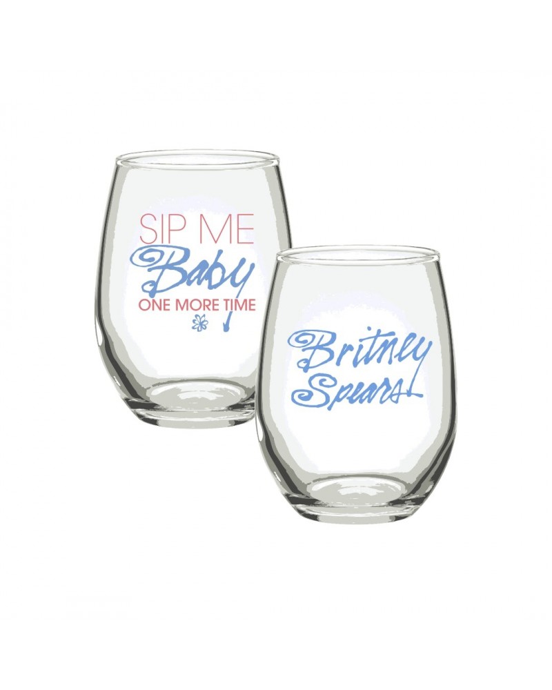 Britney Spears Sip Me Baby One More Time (wine glass set) $7.40 Drinkware