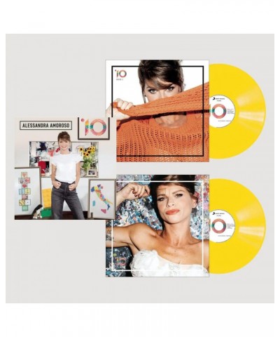 Alessandra Amoroso 10 (Limited Edition/2LP/Yellow) Vinyl Record $6.21 Vinyl