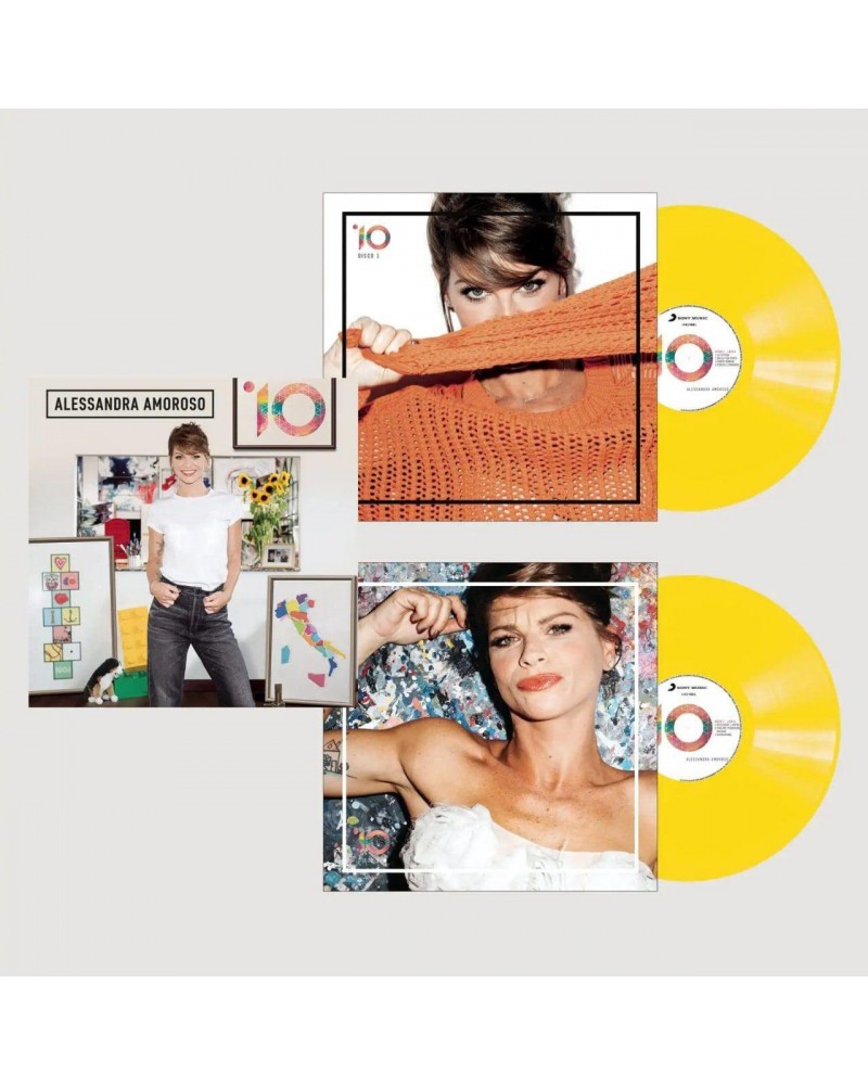 Alessandra Amoroso 10 (Limited Edition/2LP/Yellow) Vinyl Record $6.21 Vinyl