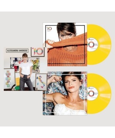 Alessandra Amoroso 10 (Limited Edition/2LP/Yellow) Vinyl Record $6.21 Vinyl