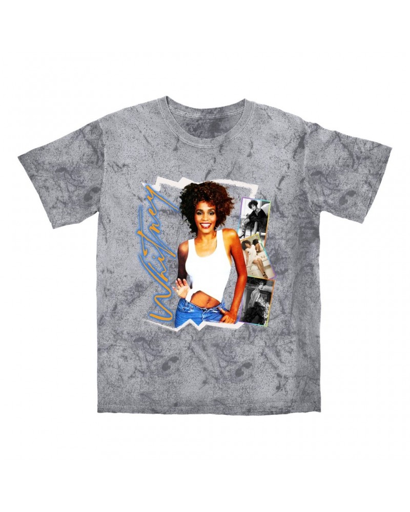 Whitney Houston T-shirt | Rainbow Ombre Electric Collage Color Blast Shirt $6.45 Shirts