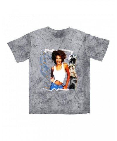 Whitney Houston T-shirt | Rainbow Ombre Electric Collage Color Blast Shirt $6.45 Shirts