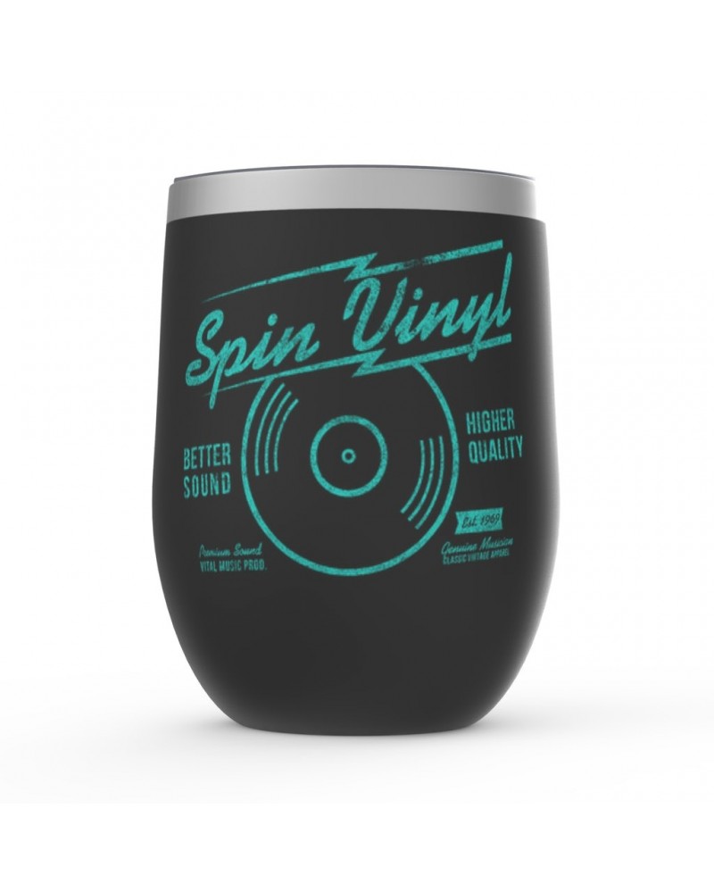 Music Life Wine Tumbler | Spin Vinyl Stemless Wine $7.43 Drinkware