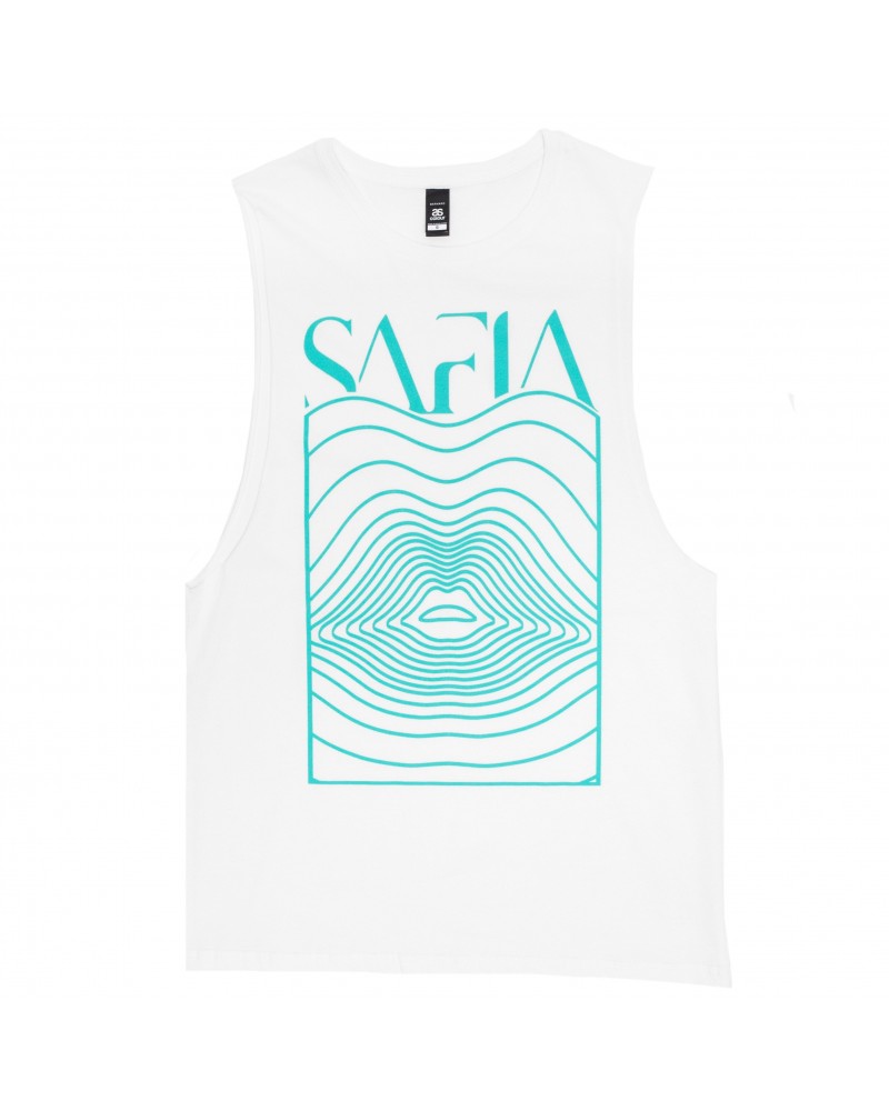 SAFIA Freaking Out Sleeveless (White) $6.71 Shirts