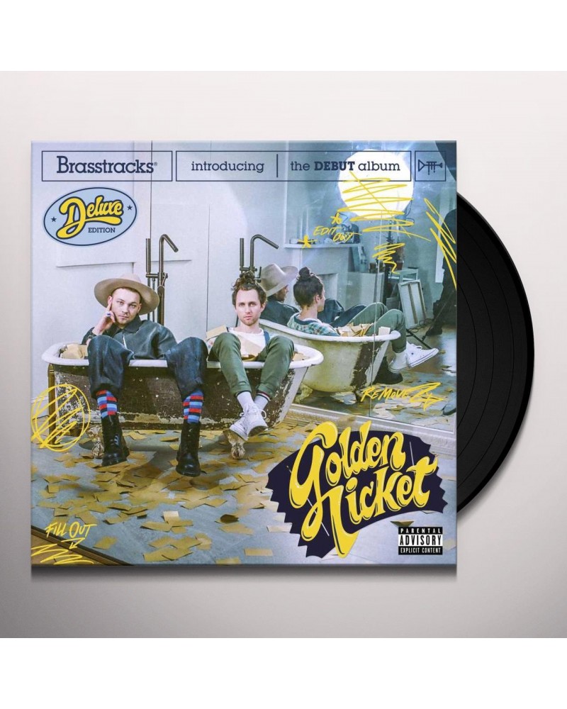 Brasstracks Golden Ticket (2 LP) (Deluxe Edition) Vinyl Record $8.18 Vinyl