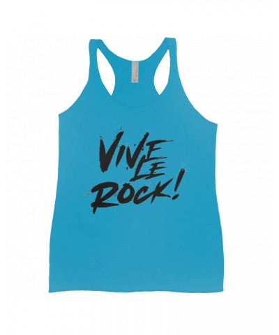 Music Life Ladies' Tank Top | Vive Le Rock Shirt $4.36 Shirts