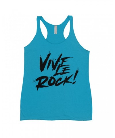 Music Life Ladies' Tank Top | Vive Le Rock Shirt $4.36 Shirts