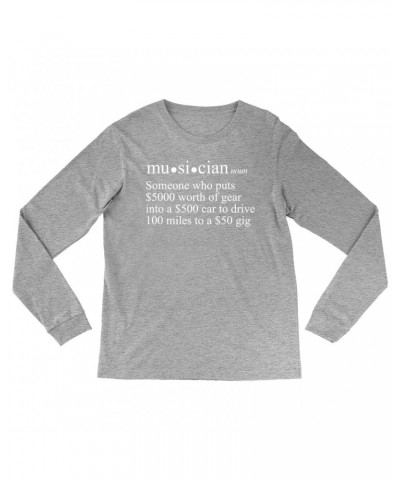 Music Life Long Sleeve Shirt | Musician Definition Shirt $7.27 Shirts