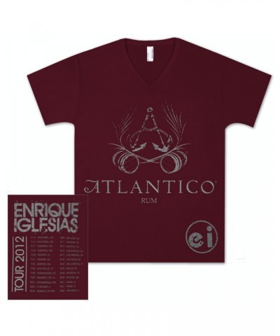 Enrique Iglesias Enrique / Atlantico V-Neck Shirt $7.58 Shirts